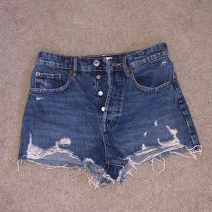 Zara high rise shorts size 6